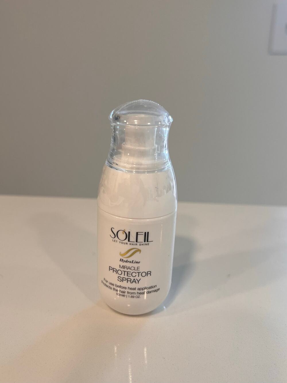 Soleil HydroLine Miracle Protector Spray 1.69 oz 50ml Heat Protectant NEW